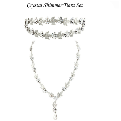 Crystal Shimmer Tiara Set - Elite 
