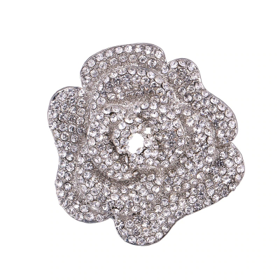 ATHENA COLLECTION - EXQUISTE ROSE BROOCH - 38 
