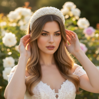 ATHENA COLLECTION - LUXE PEARL HEADBAND - AHB239 