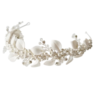 ATHENA COLLECTION  - LUXE PEARL HEADBAND -AHB155