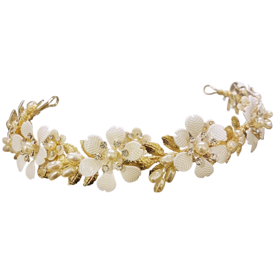 ATHENA COLLECTION - GOLD LUSH HEADBAND - AHB154 GOLD 