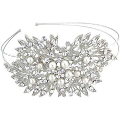 ELITE COLLECTION - Classic Extravagance Pearl Headband - Pearls (HB364)