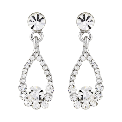 Swarovski & CZ Collection - Crystal Gem Earrings - S-ER36