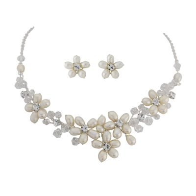 Enchanting FreshwaterPearl Necklace Set - SASSB - NK7a 