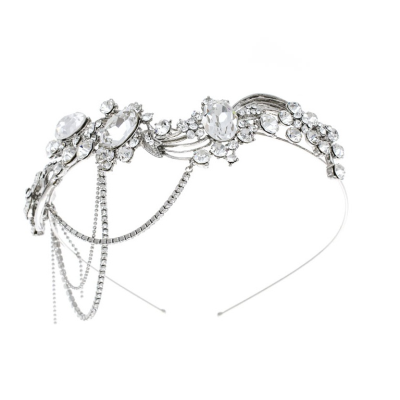 ELITE COLLECTION - Bejewelled Gatsy Style Headband - HDB311