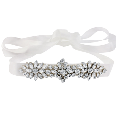 ATHENA COLLECTION - STARLET BRIDAL BELT  - Ivory - Sash 9