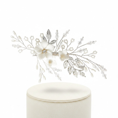 ATHENA COLLECTION - DAINTY FLOWER HAIR CLIP - CLIP 771