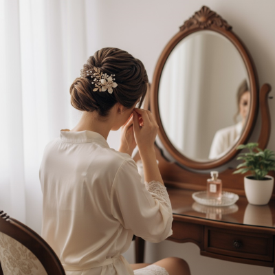 ATHENA COLLECTION - VINTAGE BLOOM HAIR CLIP - HC300 GOLD 