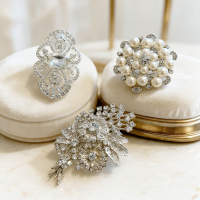ATHENA COLLECTION- VINTAGE BLOOM BROOCH COLLECTION - 1