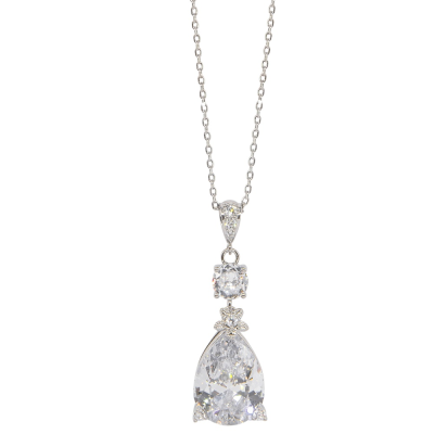 CUBIC ZIRCONIA COLLECTION - DAZZLING STARLET NECKLACE - CZNK178