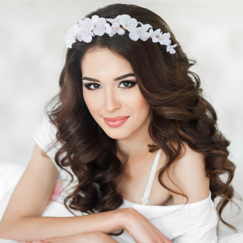 Athena Collection - Floral Allure Headband - Ahb143 Gold  Athena Bridal Jewellery Ltd.