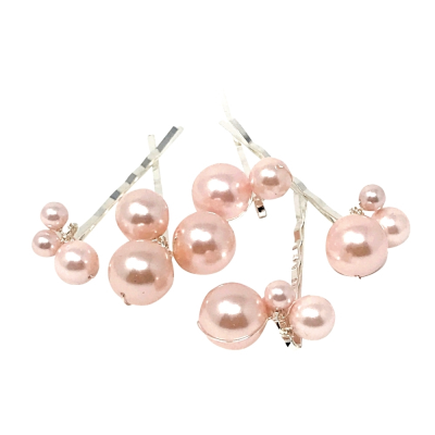 ATHENA COLLECTION - GLAM HAIR PIN COLLECTION - PINK  PIN-42