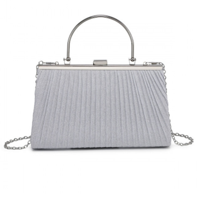 ATHENA COLLECTION - GLITTER BAG - SILVER