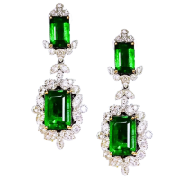 CUBIC ZIRCONIA COLLECTION - HEIRLOOM EARRINGS - CZER762