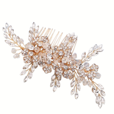 ATHENA COLLECTION - GLAM STARLET HAIR COMB - HC271 GOLD