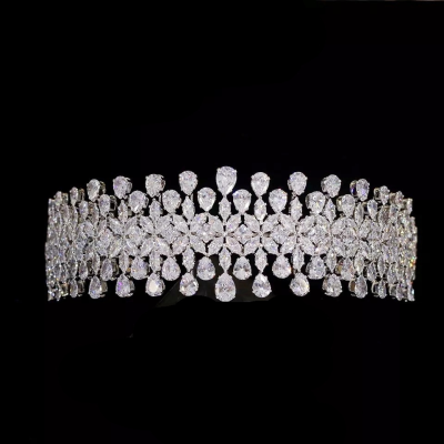 CUBIC ZIRCONIA COLLECTION - BEDAZZLE STARLET HEADPIECE - AHB88