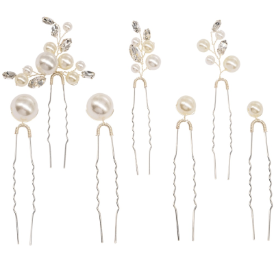 ATHENA COLLECTION - GLAM HAIR PIN COLLECTION - PIN 57  SILVER