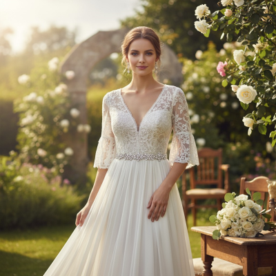 ATHENA COLLECTION - GlITZY GLAM BRIDAL BELT - BELT41