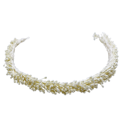 ATHENA COLLECTION -  EXQUISITE PEARL HEADBAND - AHB156 IVORY