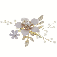 ATHENA COLLECTION - VINTAGE BLOOM HAIR CLIP - HC289 GOLD 