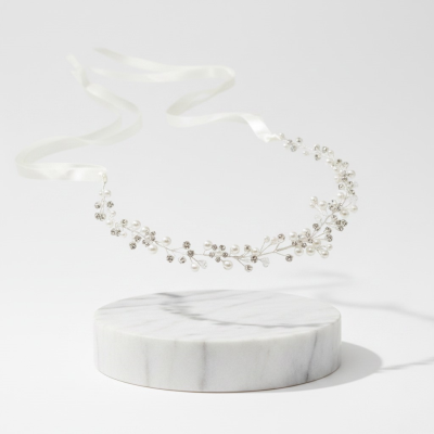 ATHENA COLLECTION - HEAVENLY PEARL VINE - HP177 SILVER