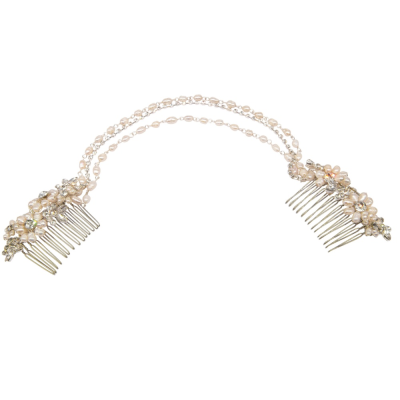 ATHENA COLLECTION - LUXE PEARL HEADPIECE - SAMPLE 22 