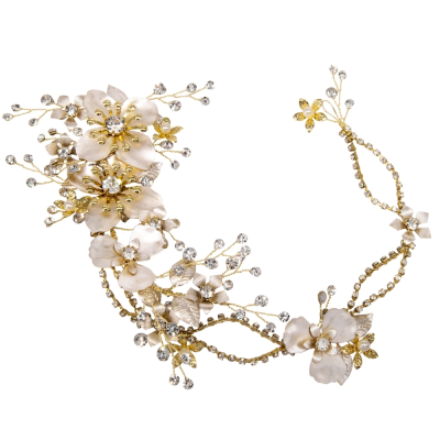 ATHENA COLLECTION - LUXE GOLD HAIR VINE - HP223 GOLD 