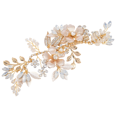 ATHENA COLLECTION - EXQUISITE PINK BLUSH HEADPIECE - HC232