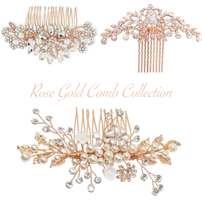 ATHENA COLLECTION - EXQUISITE ROSE GOLD COMB COLLECTION - RG