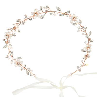 ATHENA COLLECTION - RADIANCE FRESHWATER PEARL VINE - HP207 ROSE GOLD 