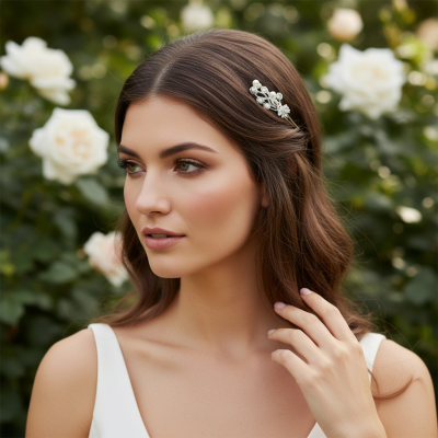 ATHENA COLLECTION - PEARL HAIR CLIPS - CLIP773