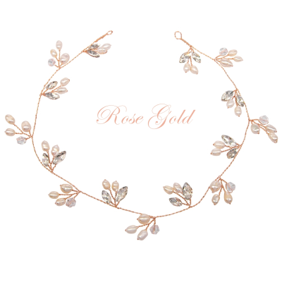 ATHENA COLLECTION - FRESHWATER PEARL VINE -  HP199 ROSE GOLD