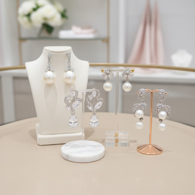 CUBIC ZIRCONIA COLLECTION - VINTAGE INSPIRED COLLECTION - SILVER