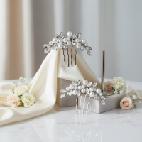 ATHENA COLLECTION - EXQUISITE COMB SET - HC305 SILVER