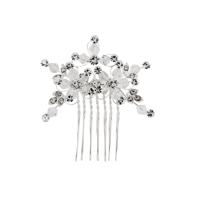 CRYSTAL CHIC COMB - SILVER