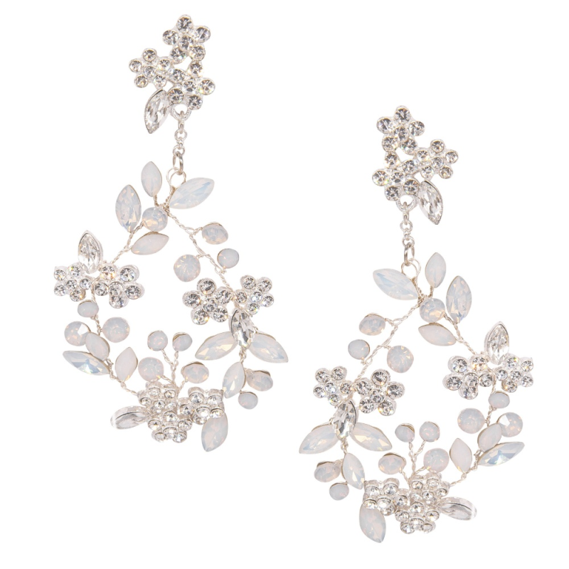Athena Collection - Luxe Shimmer Earrings - Czer691 Silver | Athena ...