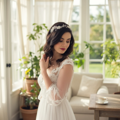 ARABELLA - ENCHANTING HAIR VINE -HP2- SASSB - IVORY 