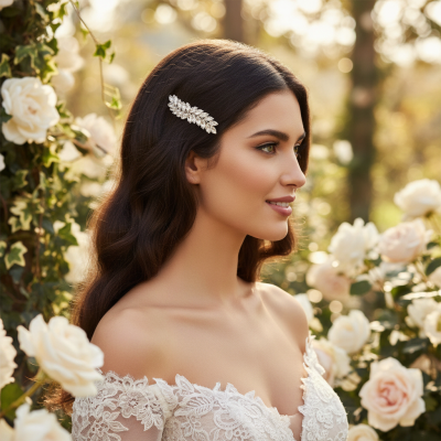 ATHENA COLLECTION - LUXE CRYSTAL CLIP - CLIP769 ROSE GOLD