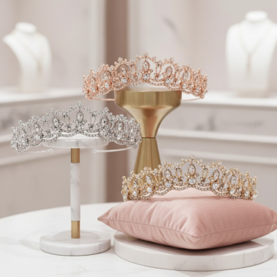 SASSB COLLECTION - JEWEL TIARA COLLECTION - SET OF THREE 
