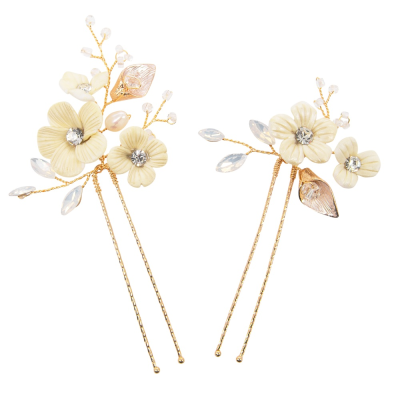 ATHENA COLLECTION - VINTAGE CHIC HAIRPIN -  PIN 68 GOLD (PAIR)