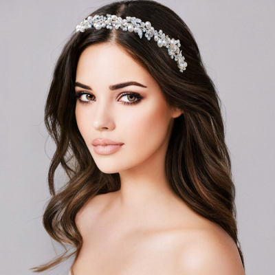 ATHENA COLLECTION - SIMPLY CHIC VINE HEADBAND - AHB194 SILVER 