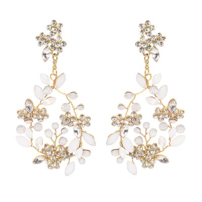ATHENA COLLECTION - LUXE SHIMMER EARRINGS - CZER691 GOLD