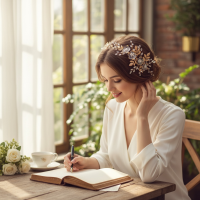 ATHENA COLLECTION - ENCHANTED FLORAL HEADBAND - GOLD AHB237 