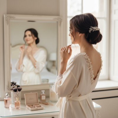 ATHENA COLLECTION -CRYSTAL ALLURE HAIR CLIP - CLIP775 SILVER 