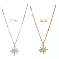 ATHENA COLLECTION STAR NECKLACE DUO - CZNK184 