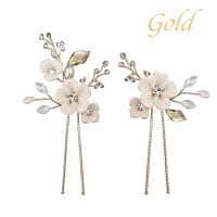 ATHENA COLLECTION - VINTAGE CHIC HAIRPIN -  PIN 68 GOLD (PAIR)