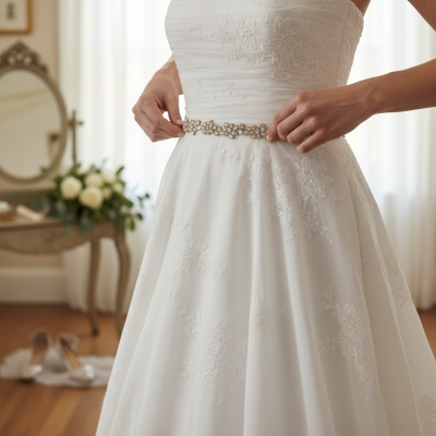 ATHENA COLLECTION - GOLD SPARKLE BELT - BELT 48  GOLD 