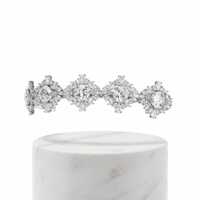 CUBIC ZIRCONIA COLLECTION - LUXE OPULENCE HAIR CLIP - CLIP761