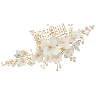 ATHENA COLLECTION - HEIRLOOM PEARL COMB - HC268 GOLD 
