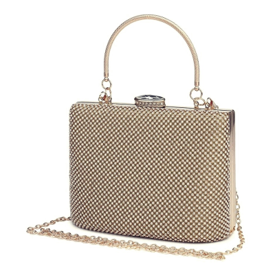 STARLET LUXE - CRYSTAL BAG - GOLD